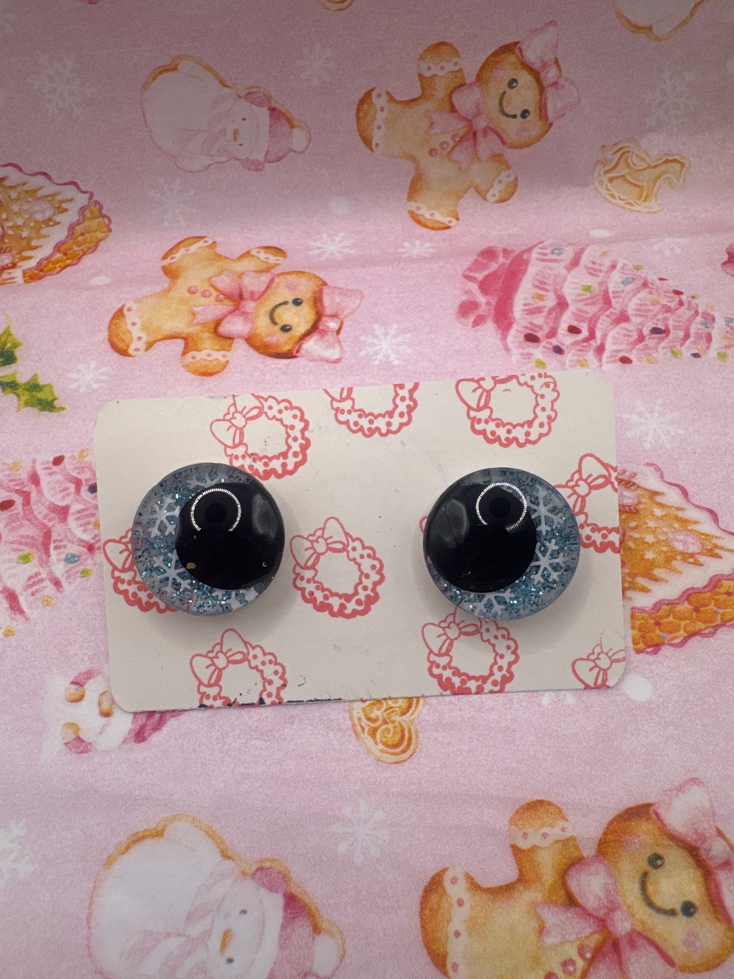 Frosty snowflake 25mm