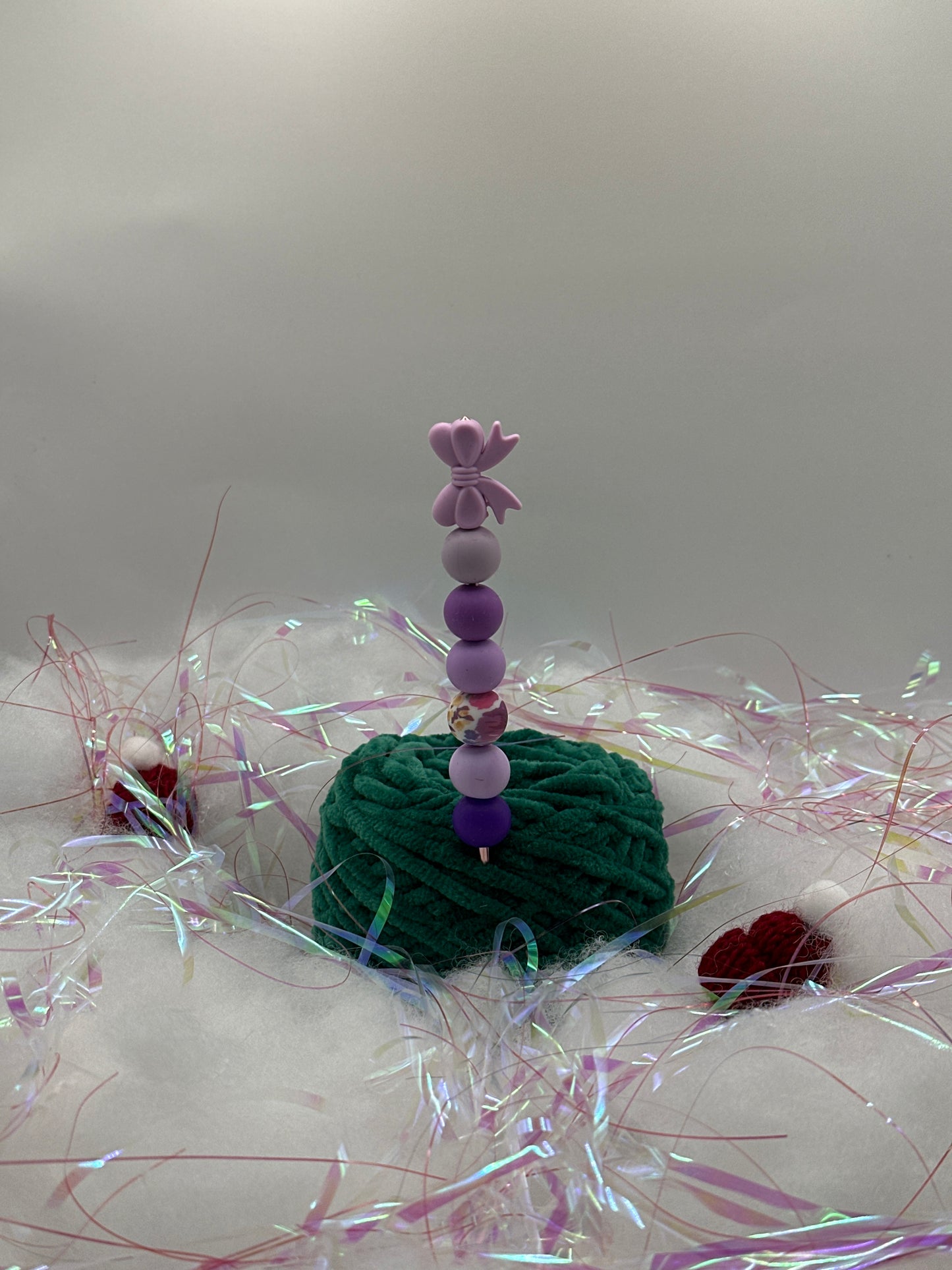 Häkelnadel 3,5mm Schleife lila