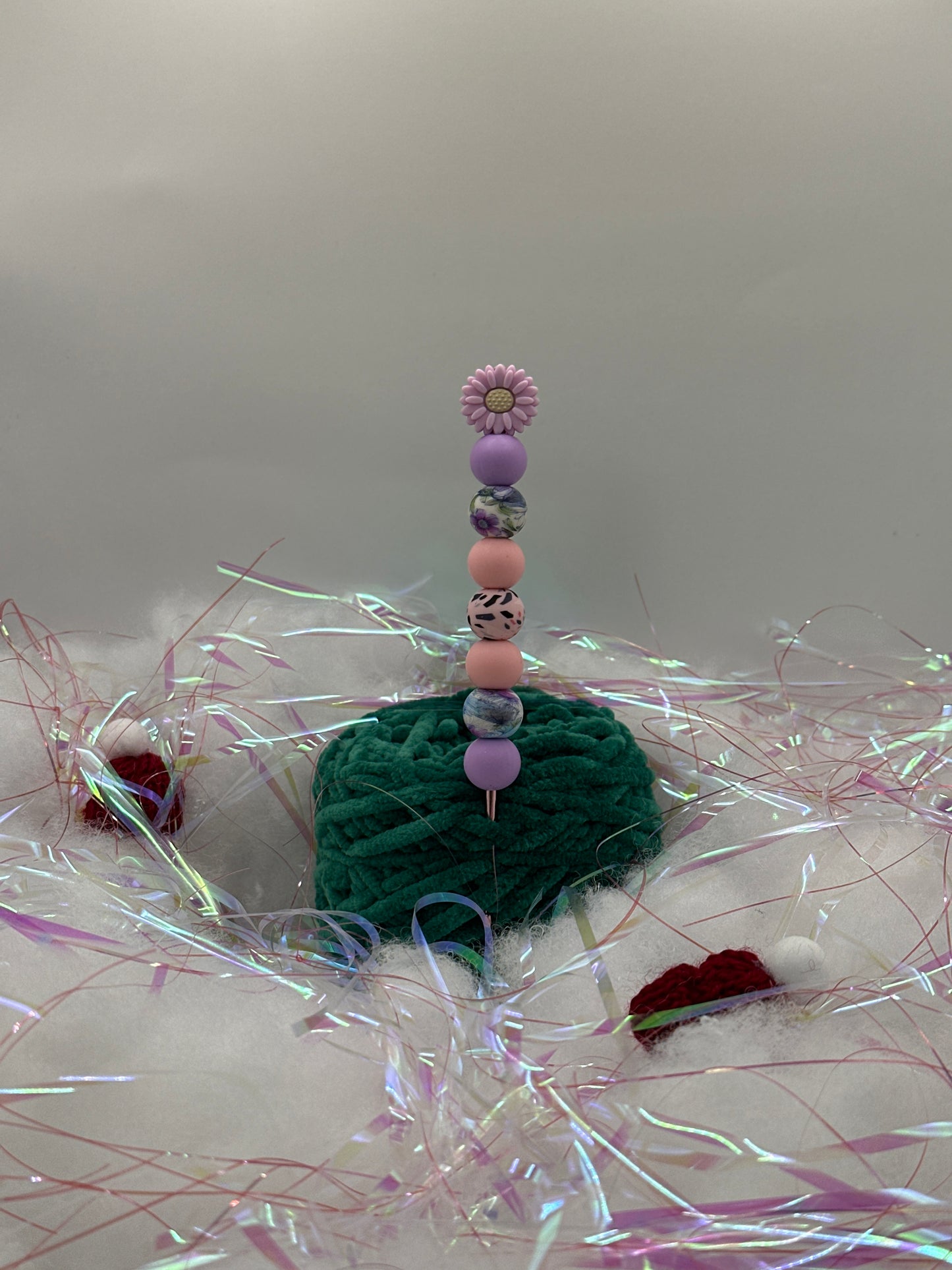 Häkelnadel 3,5mm Blume lila