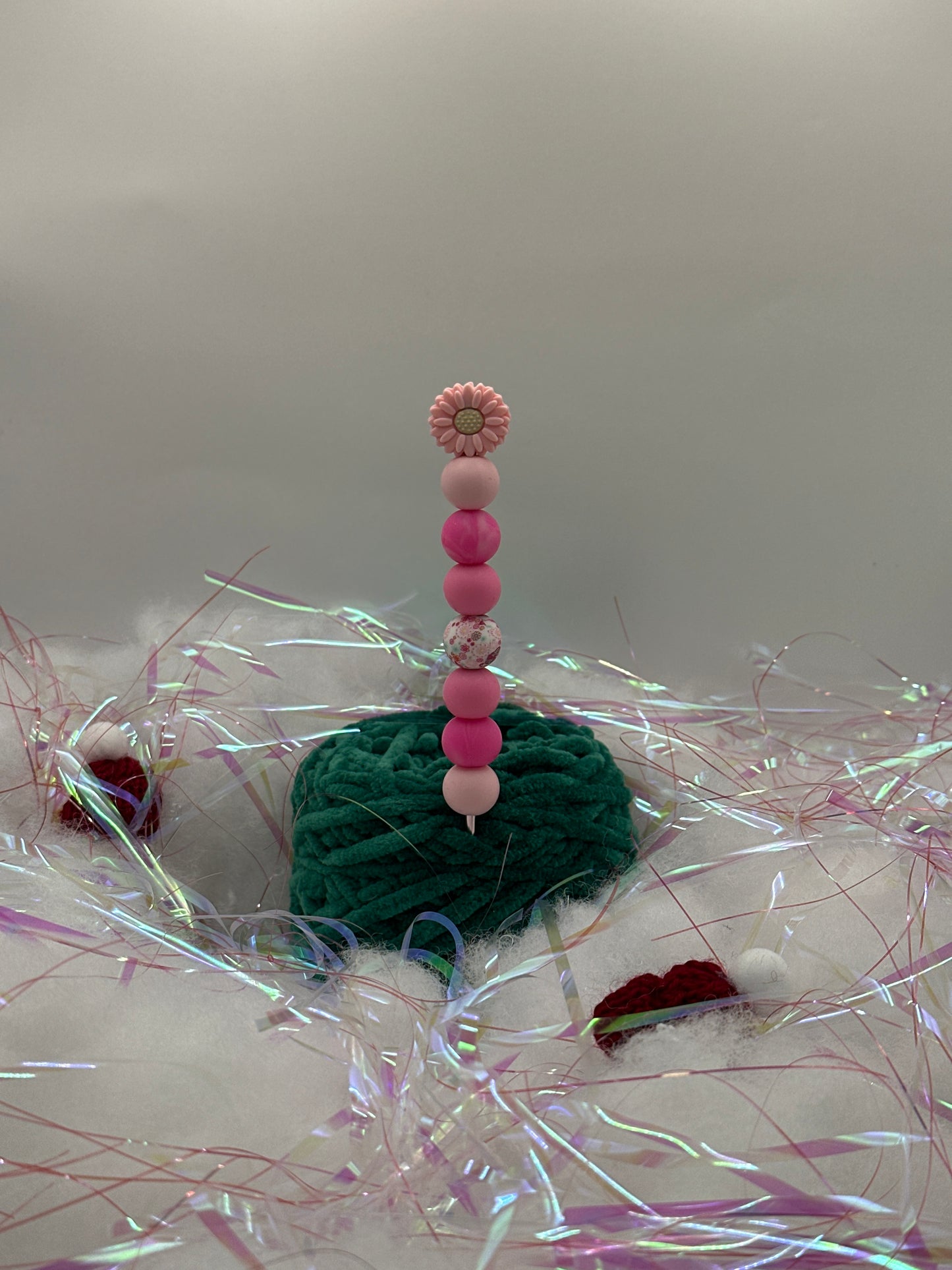 Häkelnadel 3,5mm Blume pink