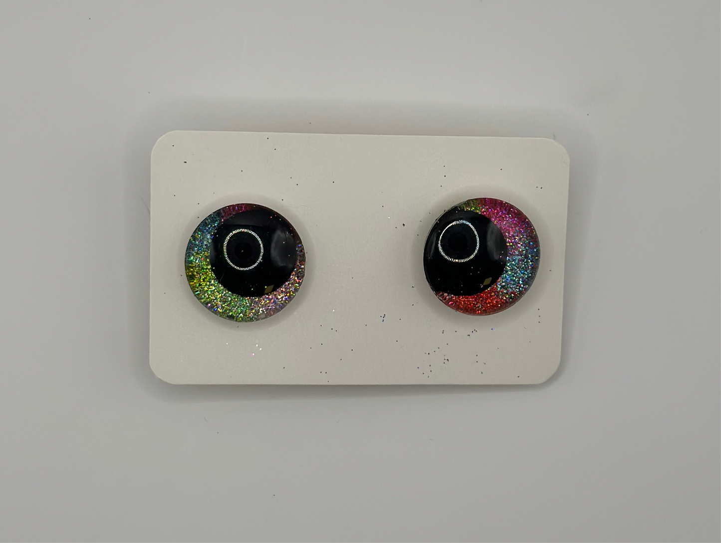 Glitzer Regenbogen Augen