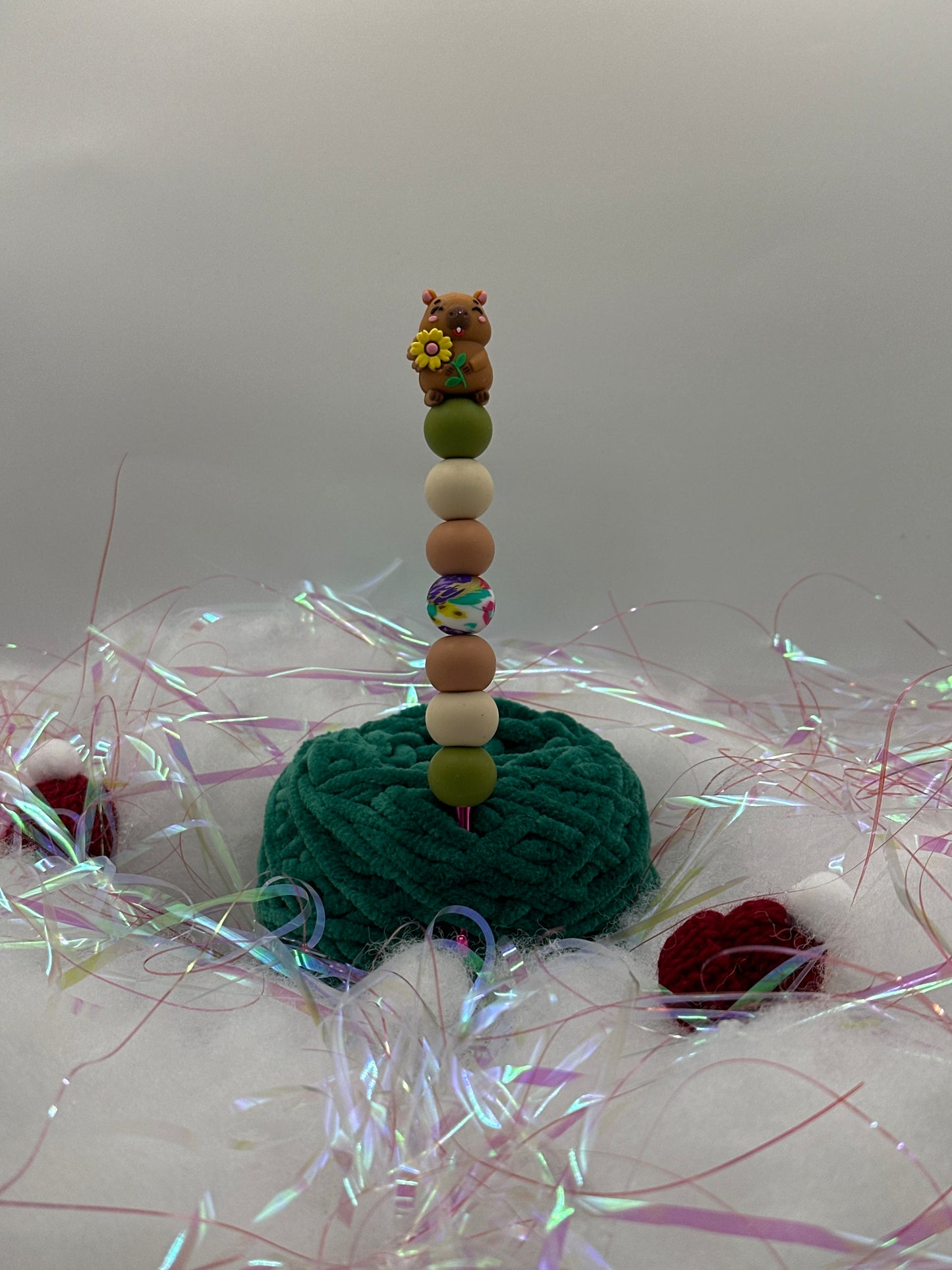 Häkelnadel 4,5mm Capybara Blume