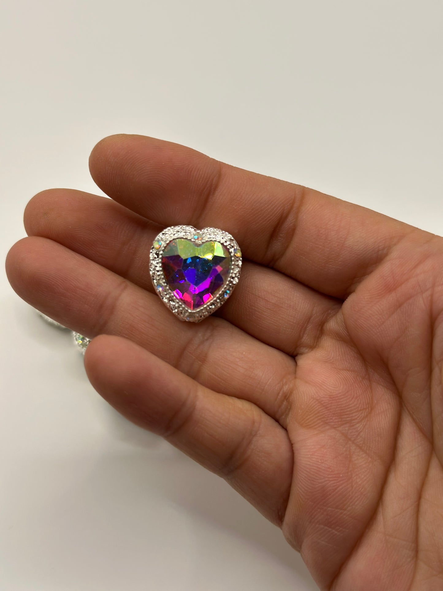 Herz-Strasstein Perle