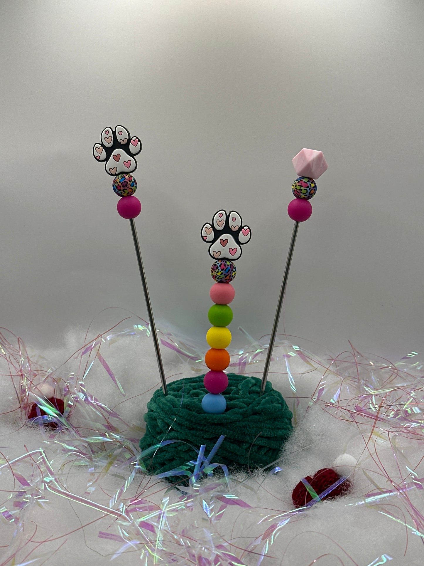 Pfoten Set mit 3,5mm Nadel