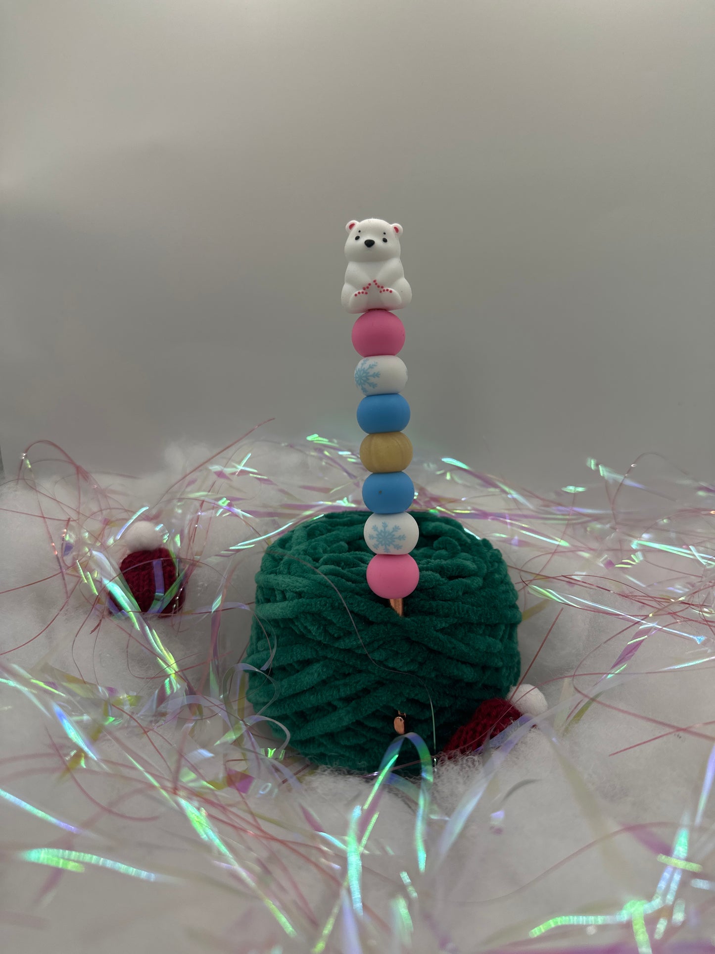 Häkelnadel 5,5mm Eisbär Pink