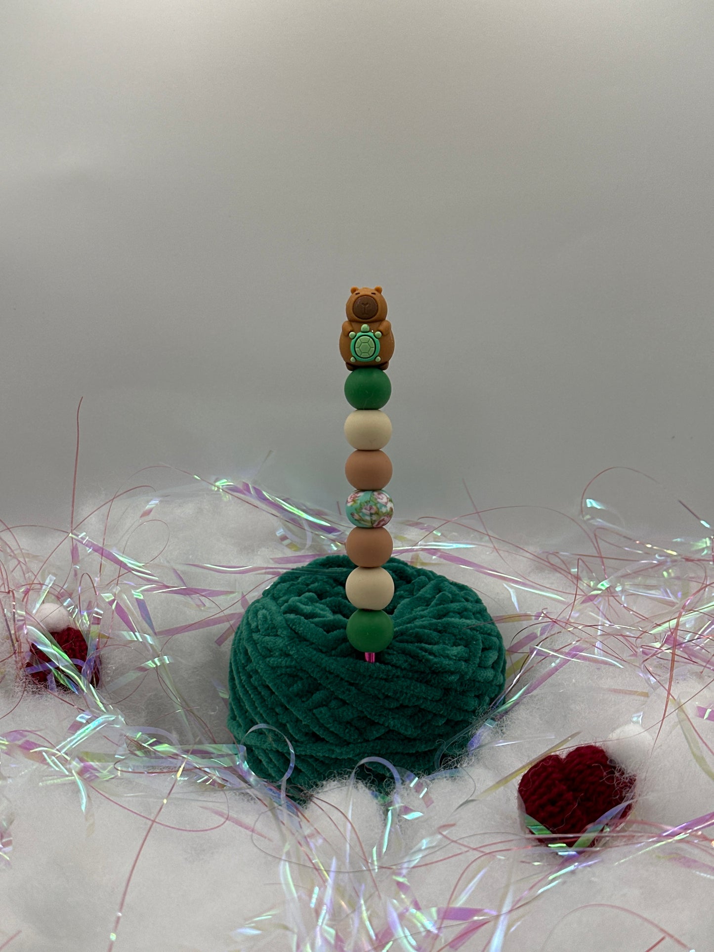 Häkelnadel 4,5mm Capybara mit Schildi