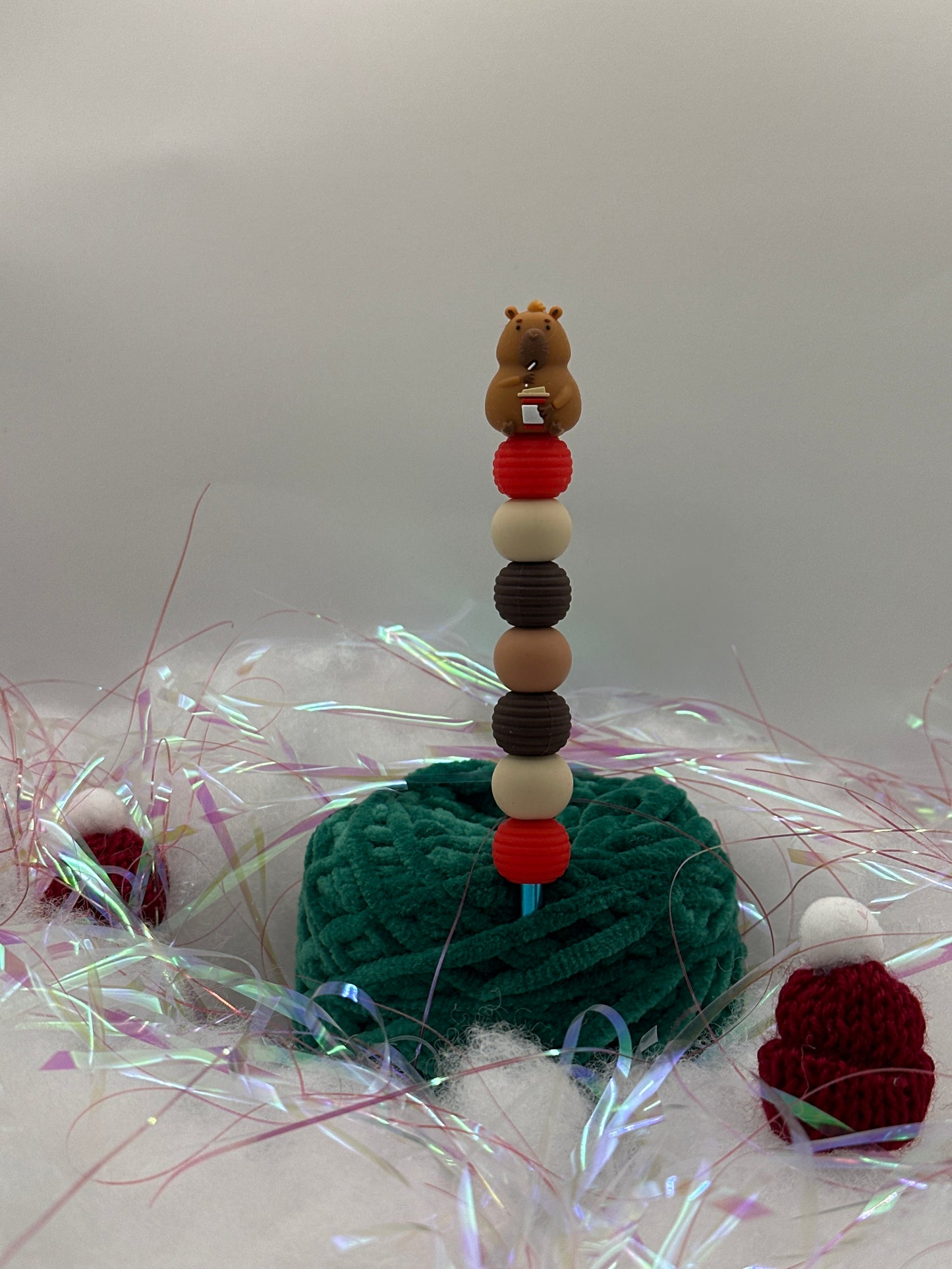 Häkelnadel 5,0mm Capybara Coffee