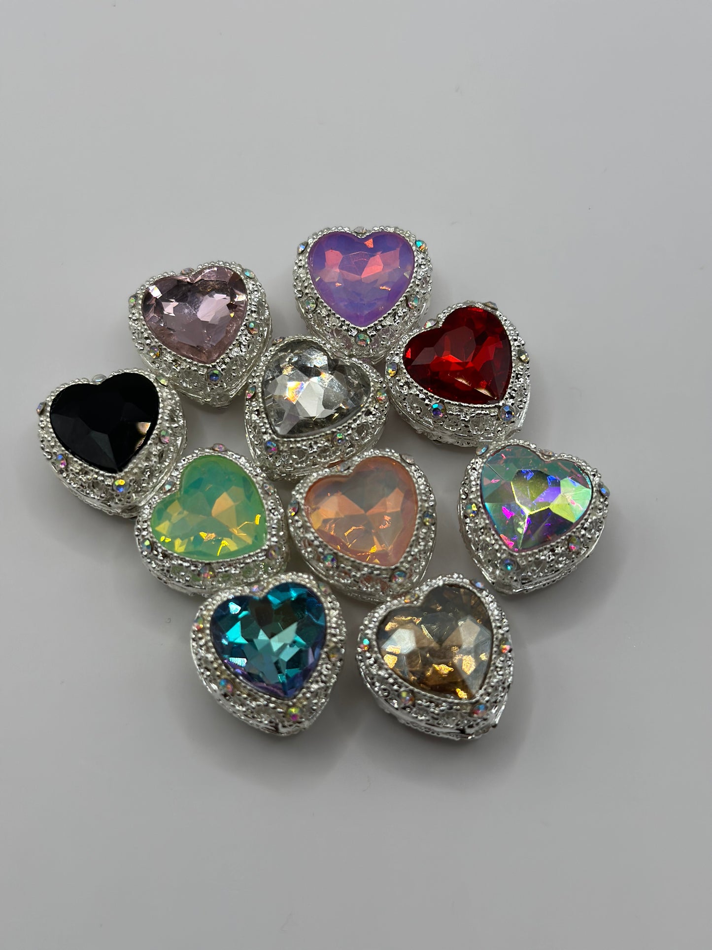 Herz-Strasstein Perle