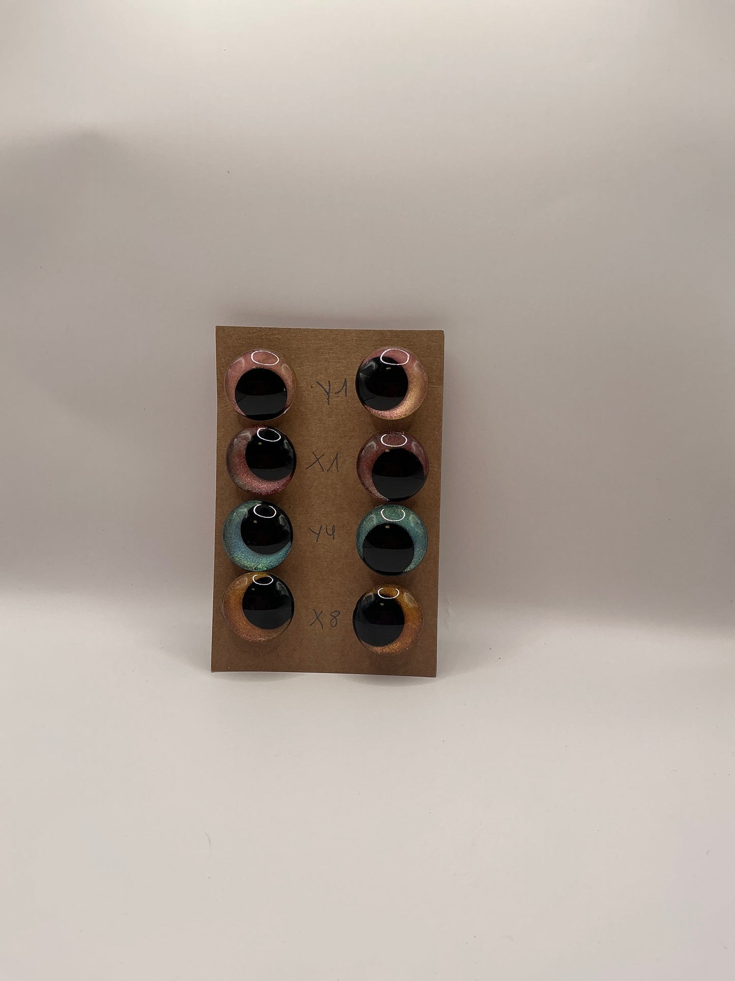 Chamäleon Bastelaugen Set 30mm