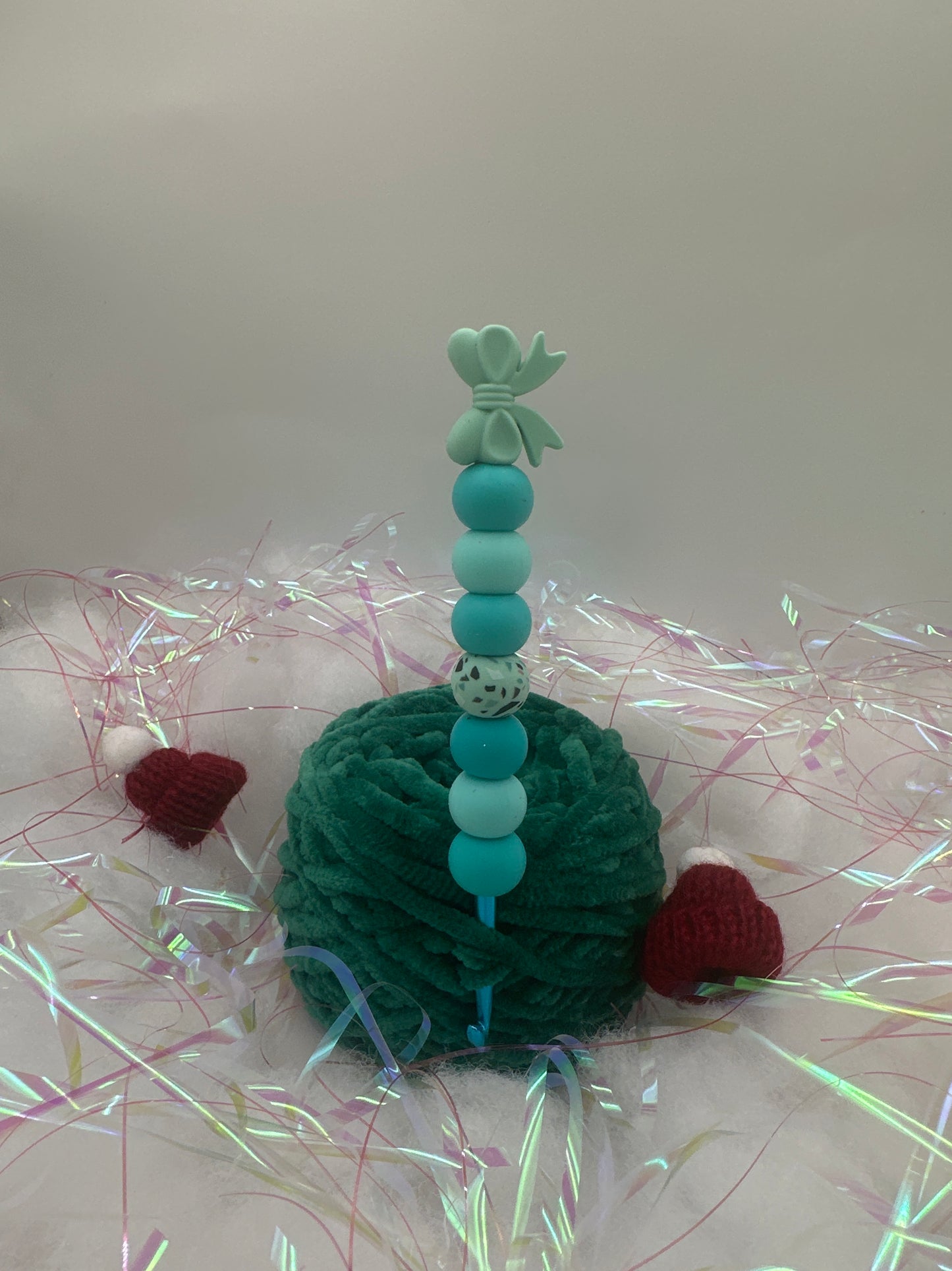 Häkelnadel 5,0mm Türkis Schleife 🎀