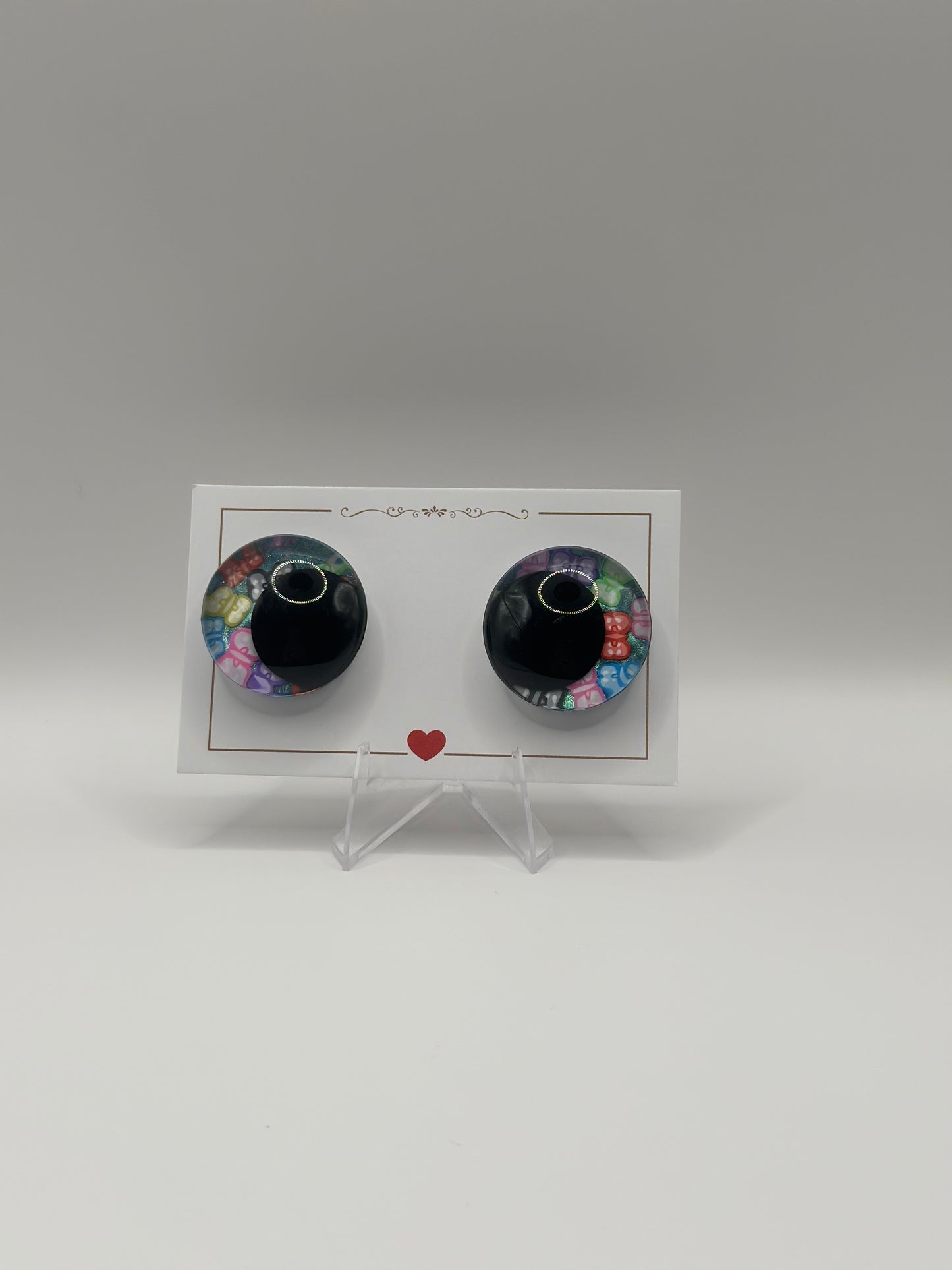 Bastelaugen mit Muster 30mm