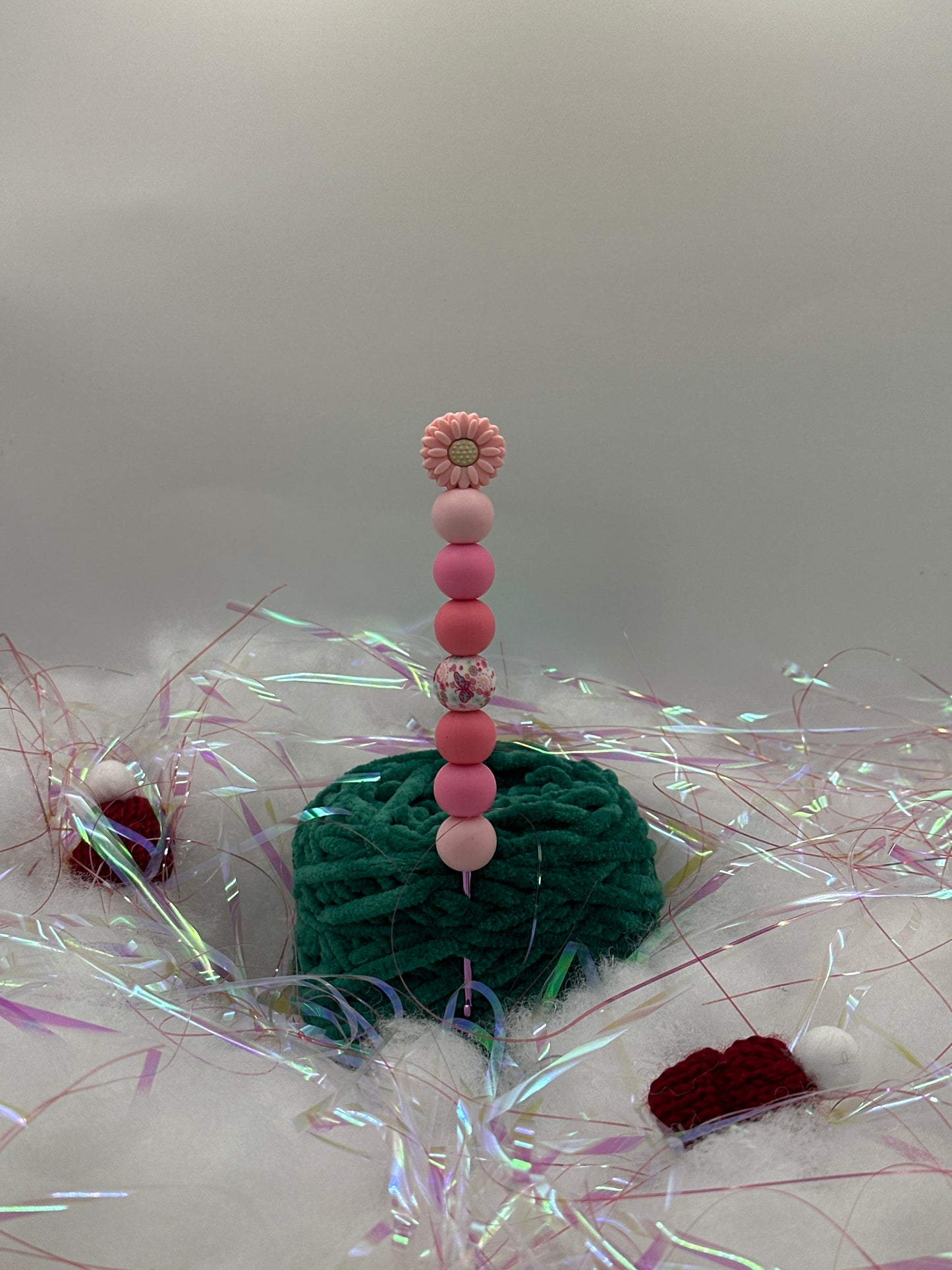 Häkelnadel 3,0mm Blume Pink